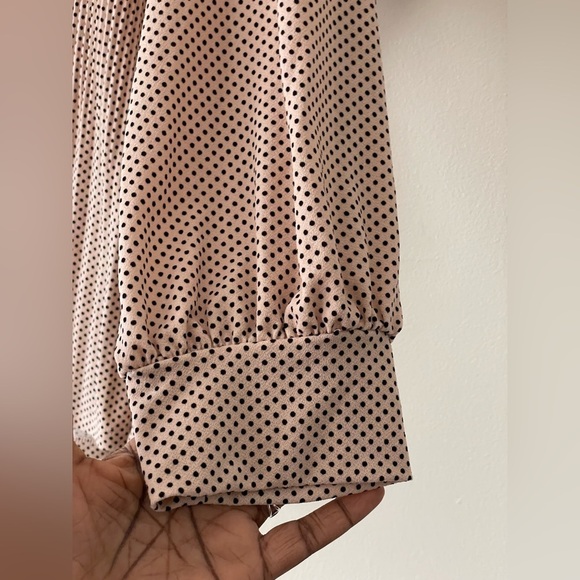 ADRIANNA Papell Bell Sleeve Shirt Size L - Picture 6 of 10